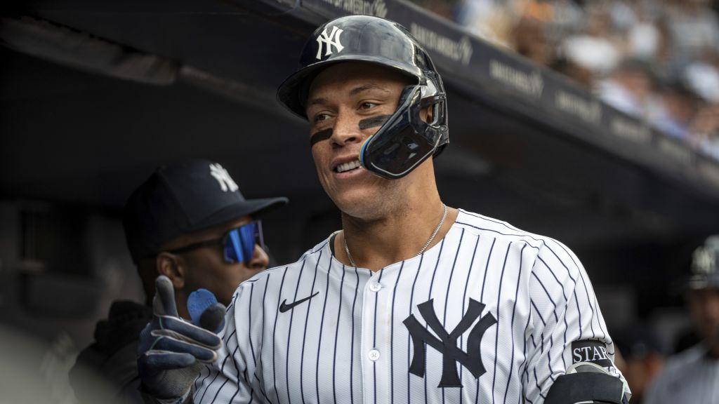 Aaron Judge hit three homers in the Yankees' win. | Art or Photo Credit: AP