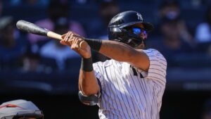 Trent Grisham hits a home run against the Houston Astros on Aug. 9, 2025.| Art or Photo Credit: AP