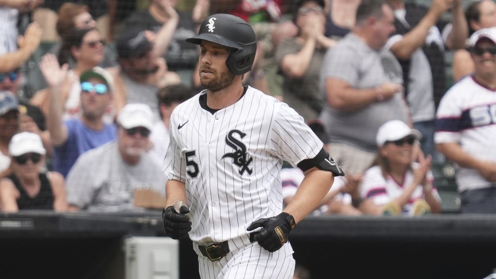 Austin Slater has been acquired by the Yankees in a trade with the White Sox. | Art or Photo Credit: AP