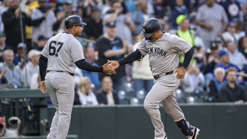 Trent Grisham hit two home runs in the Yankees' win. | Art or Photo Credit: AP