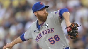 Paul Blackburn delivers a pitch to home plate at Dodger Stadium. | Art or Photo Credit: AP